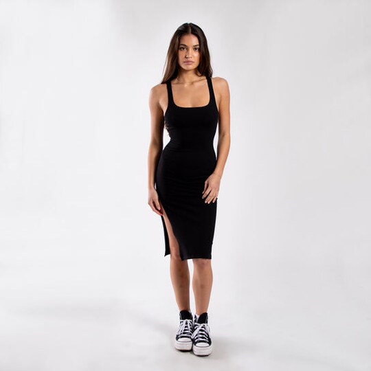 Customizable and Comfortable Women's Bodycon Dress, Size: L, Color: Black | Michaels Customizable and Comfortable Women's Bodycon Dress, Size: L, Color: Black | Michaels